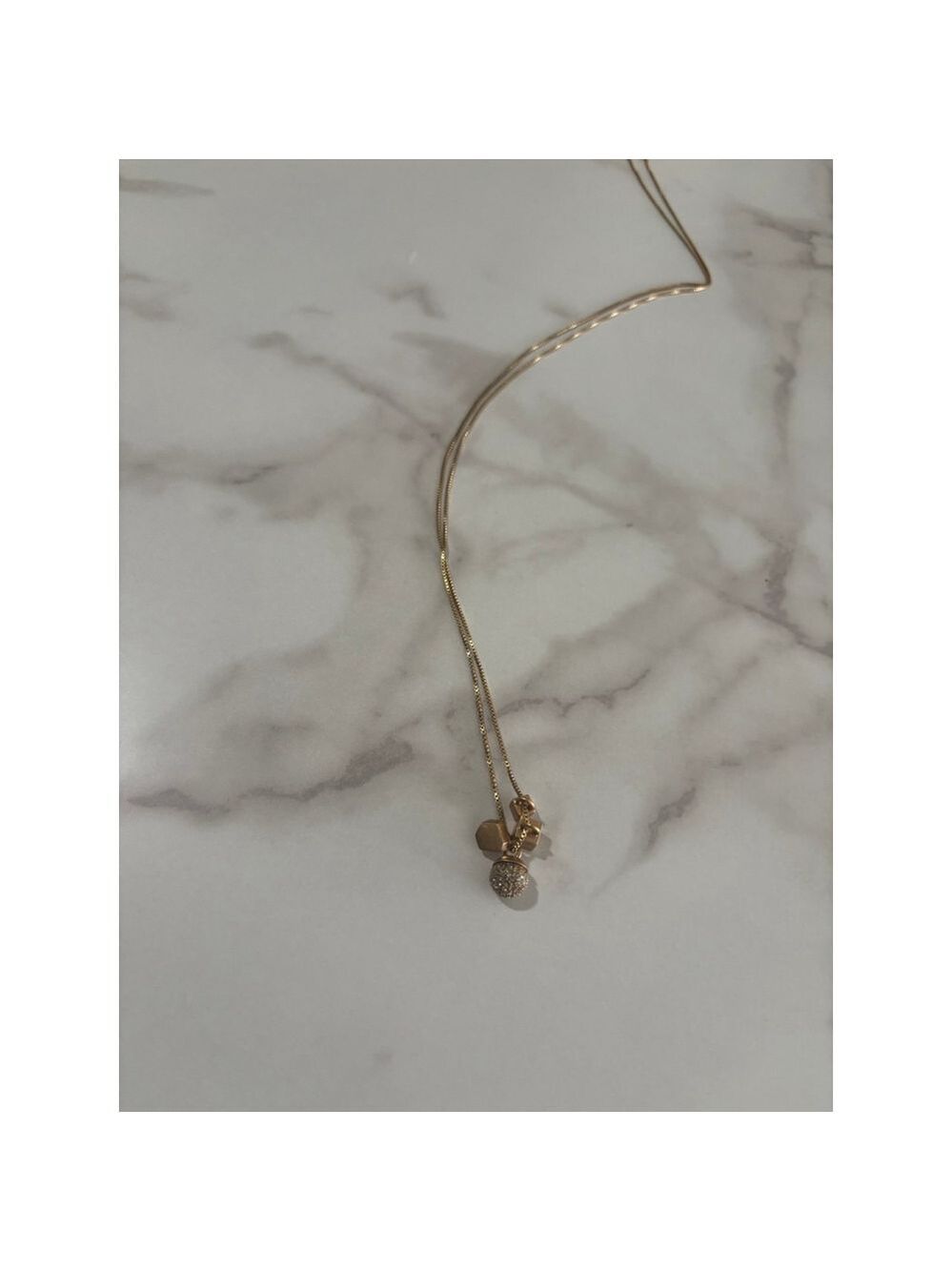 Maxwell geo shape necklace